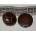 Classic imitation leather plastic buttons