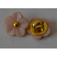 11 mm Flower buttons  (beige ) 