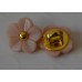 11 mm Flower buttons  (beige ) 