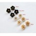 11 mm Flower buttons   (cream ) 