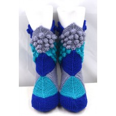 100% hand knitted wool socks 