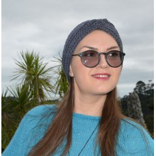 Hand Knitted , Headband , 100% Peruvian Alpaca Headband, hand knitted in New Zealand